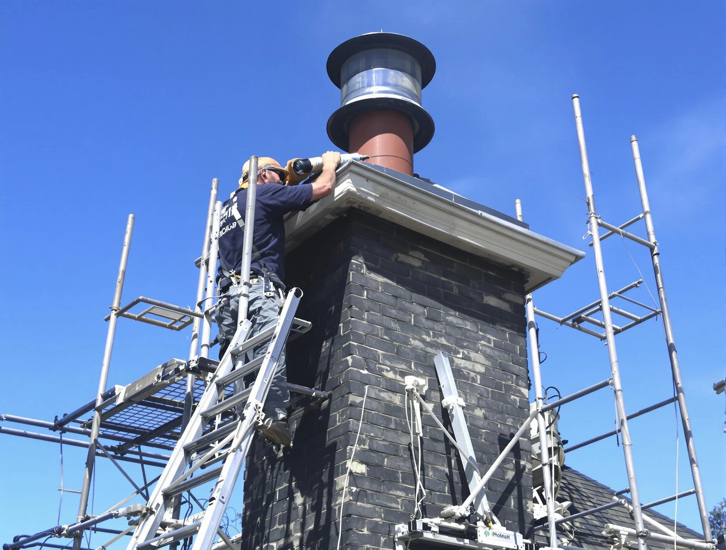 Sturdy chimney crown finished by Lake of the Woods Chimney Sweep in Lake of the Woods, VA