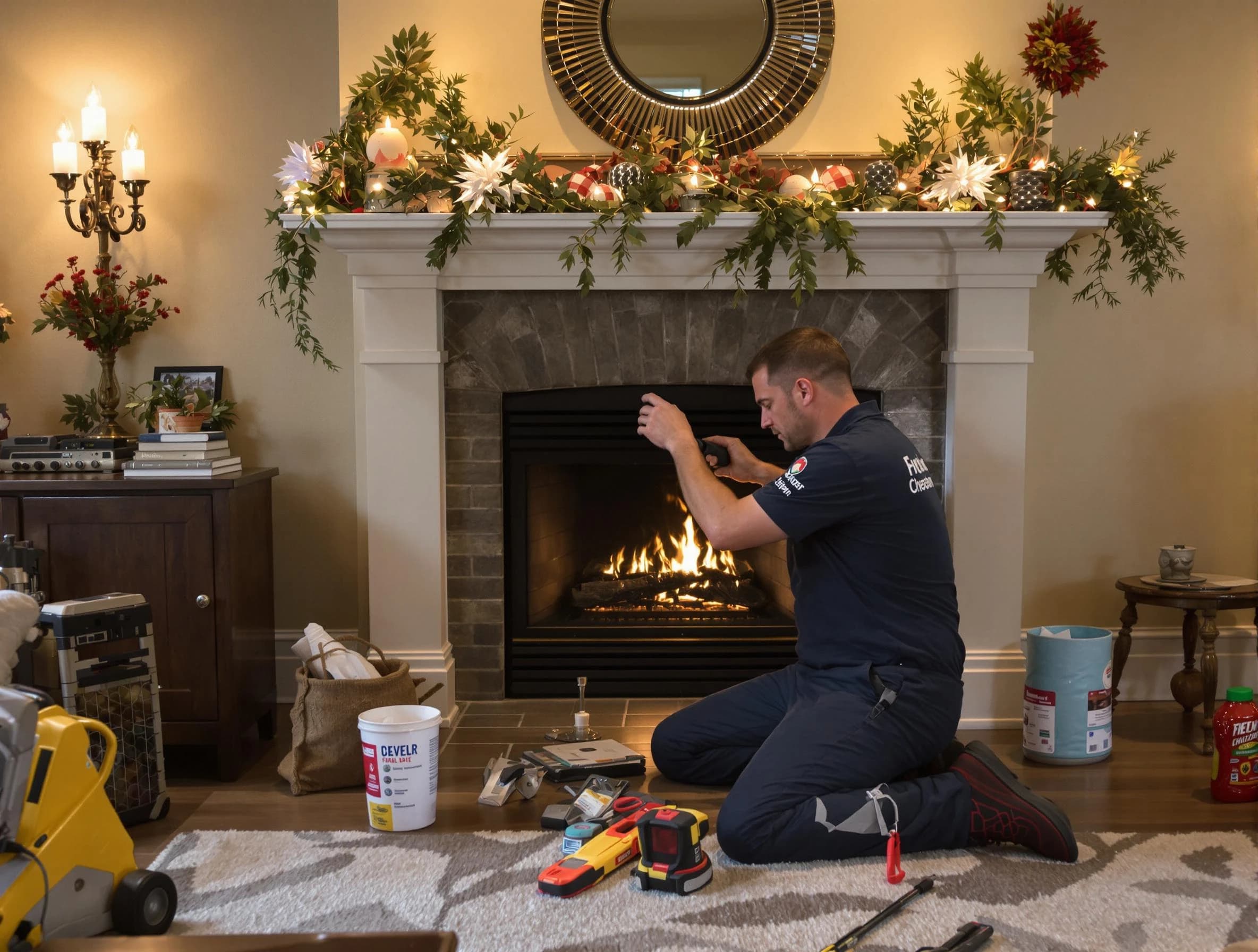 Lake of the Woods Chimney Sweep offering fireplace maintenance services in Lake of the Woods, VA