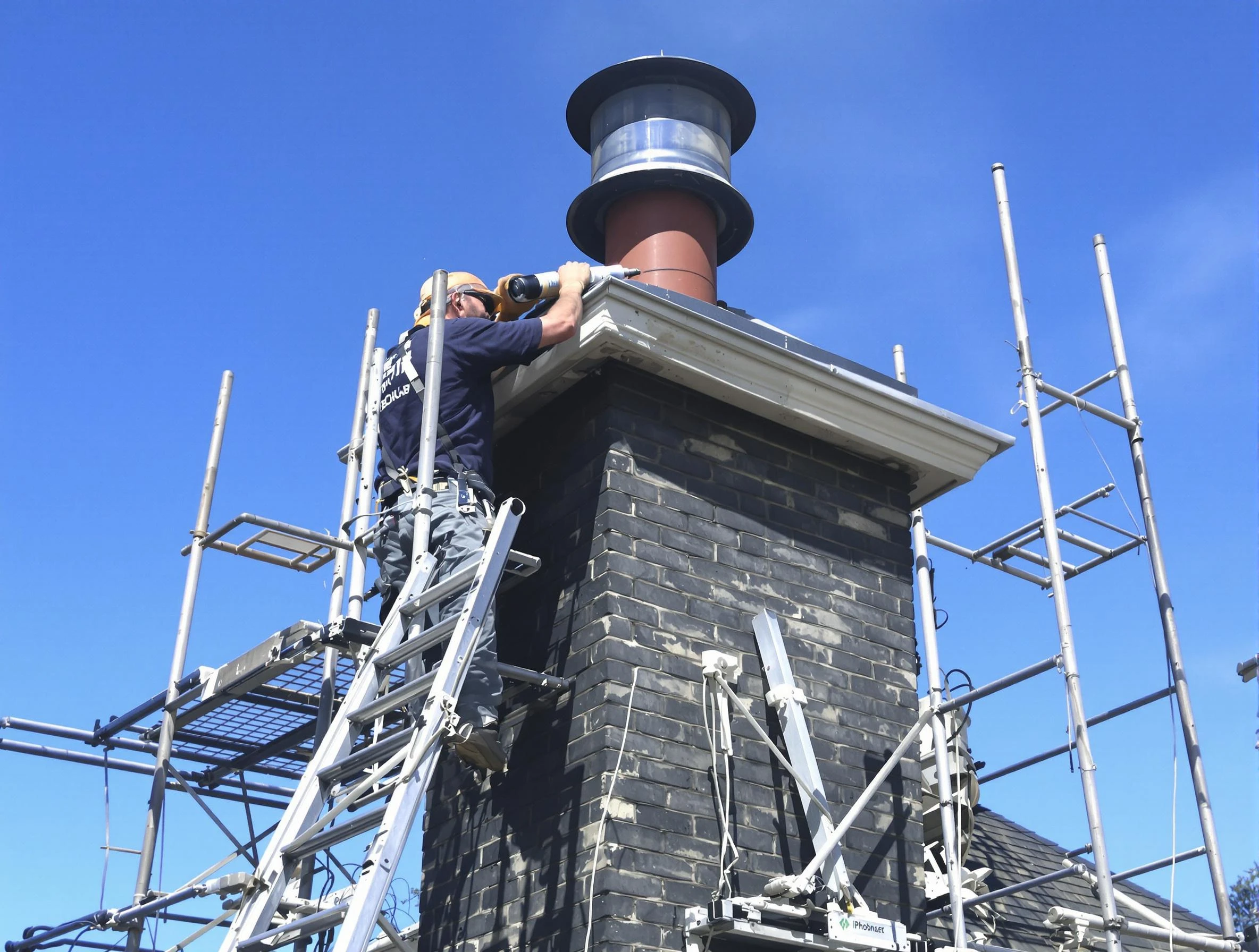 Sturdy chimney crown finished by Lake of the Woods Chimney Sweep in Lake of the Woods, VA
