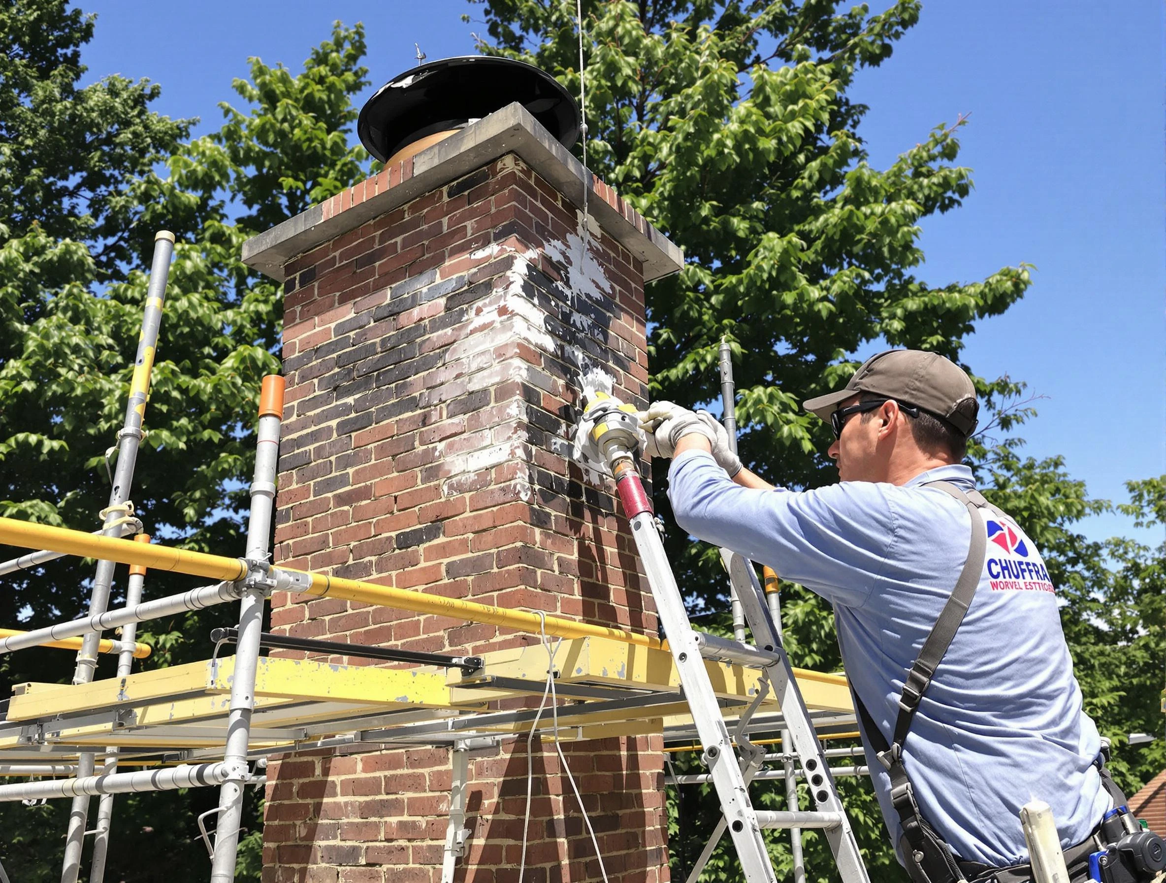 Structural chimney repair by Lake of the Woods Chimney Sweep in Lake of the Woods, VA